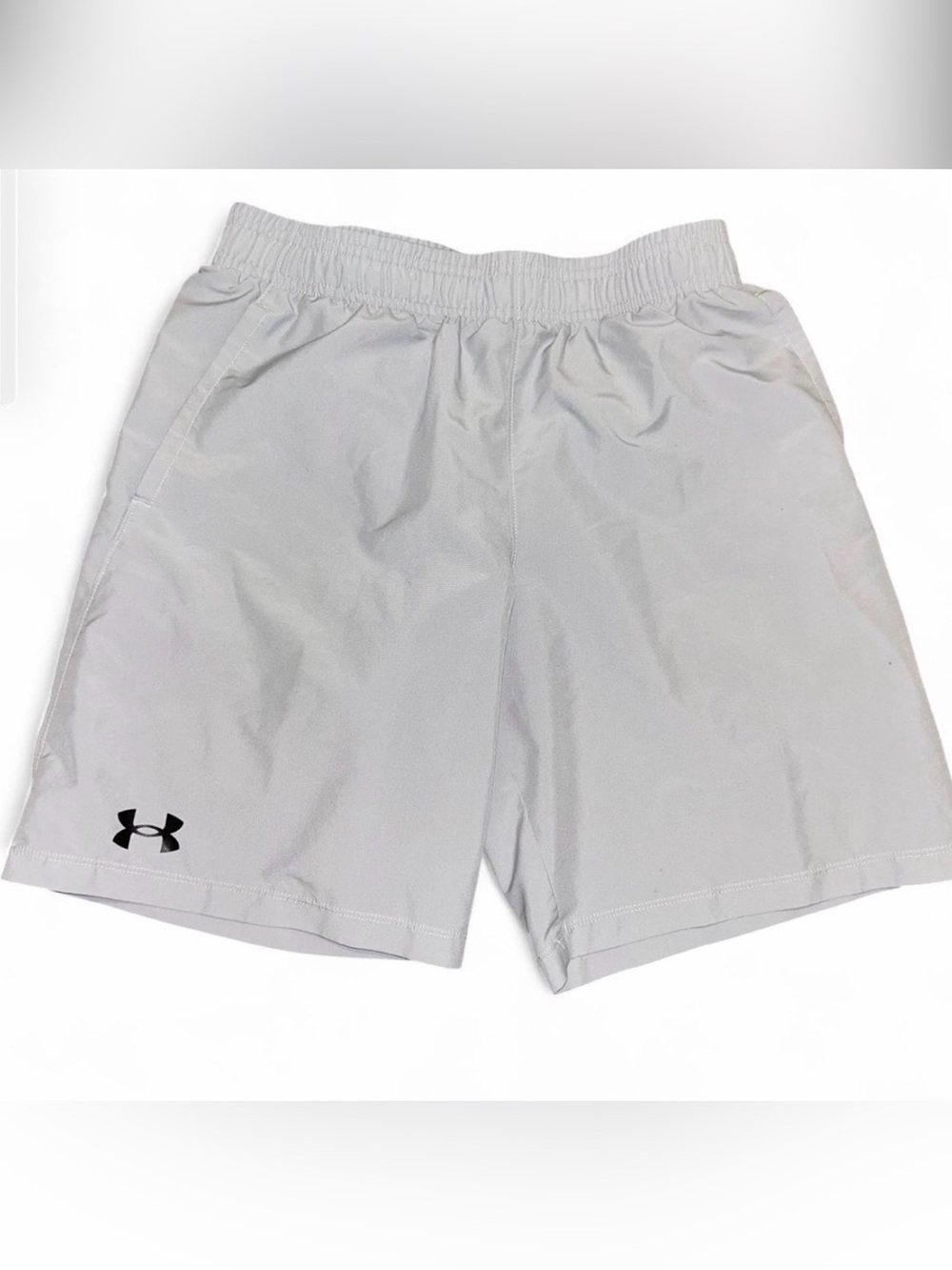 Under Armour Gray Athletic Shorts Boys Youth Large